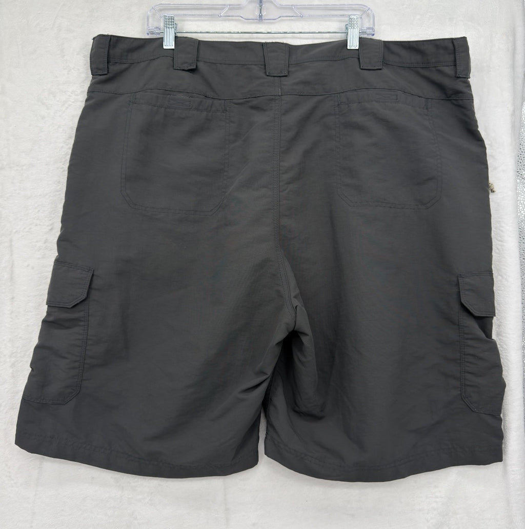 Wrangler Authentics Cargo Shorts Mens 46 Gray 9.5” Nylon