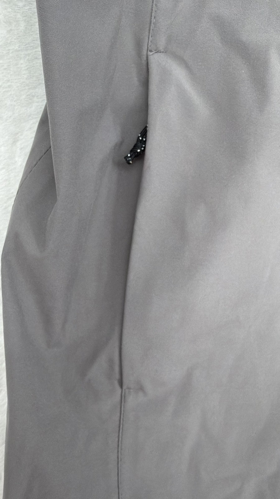 Reel Legends Waterproof Rain Jacket L Gray hooded full zip storm flap