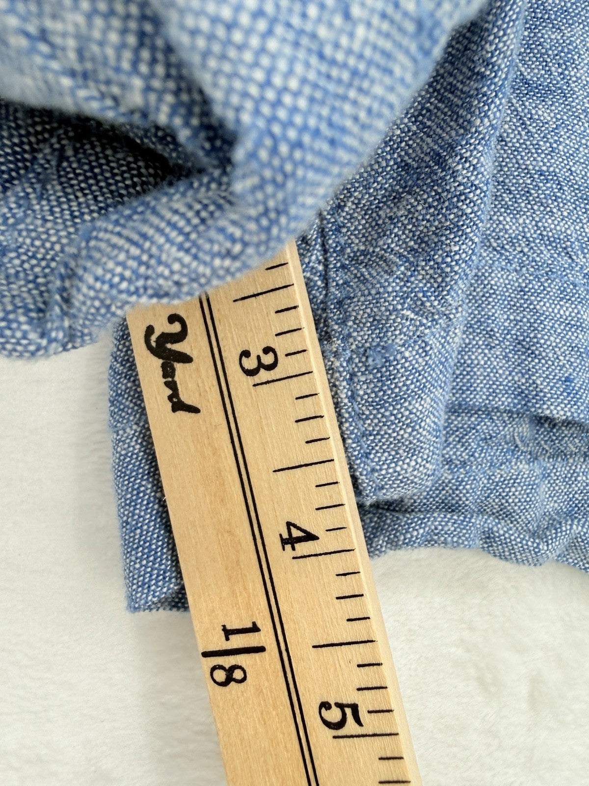Gap Linen Blend Shorts XL Womens Blue Pull On Easy Pockets 3.5”