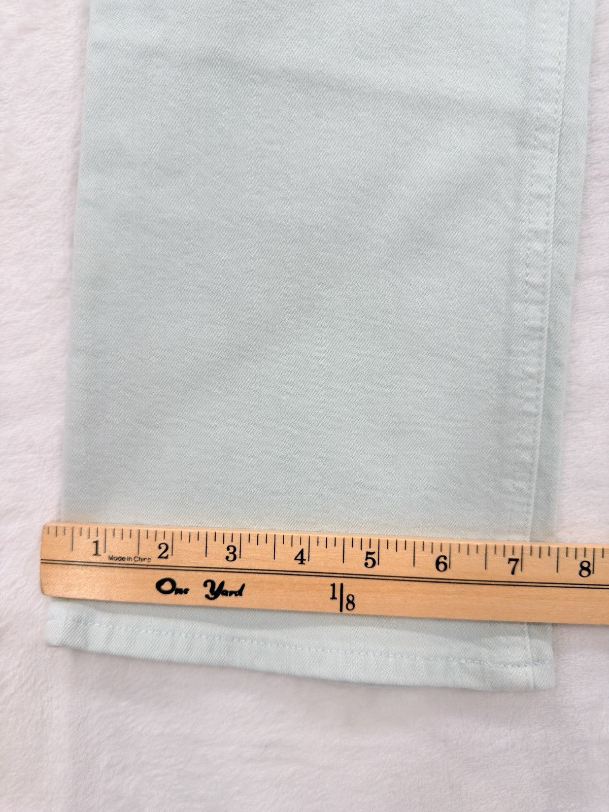 J Crew Billie Demi Boot Crop Jeans 25 Light Green Denim Womens New NWT