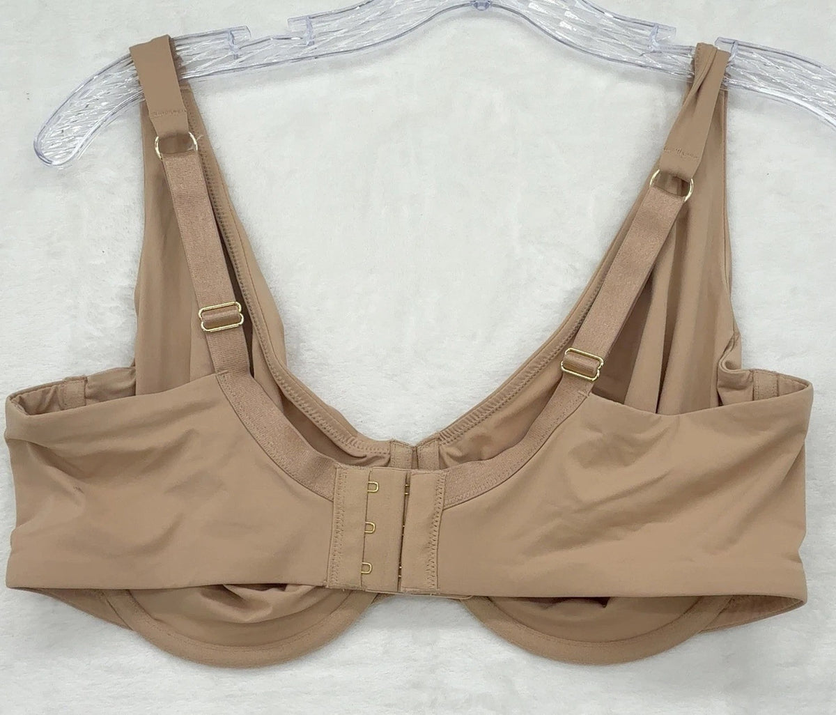 ThirdLove 24/7 Second Skin Bra 38E Womens Unlined Beige