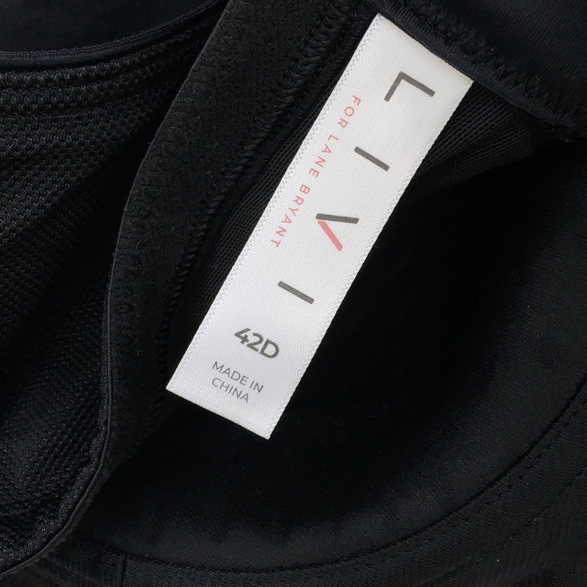 LIVI Max Support Underwire Sports Bra 42D Full Coverage Lane Bryant Womens