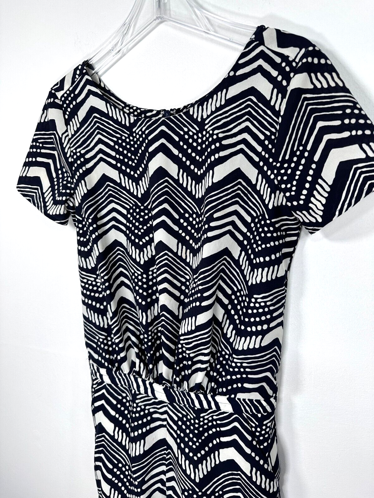 J Crew One Piece Romper Jumper Shorts Navy Blue Womens Size 0