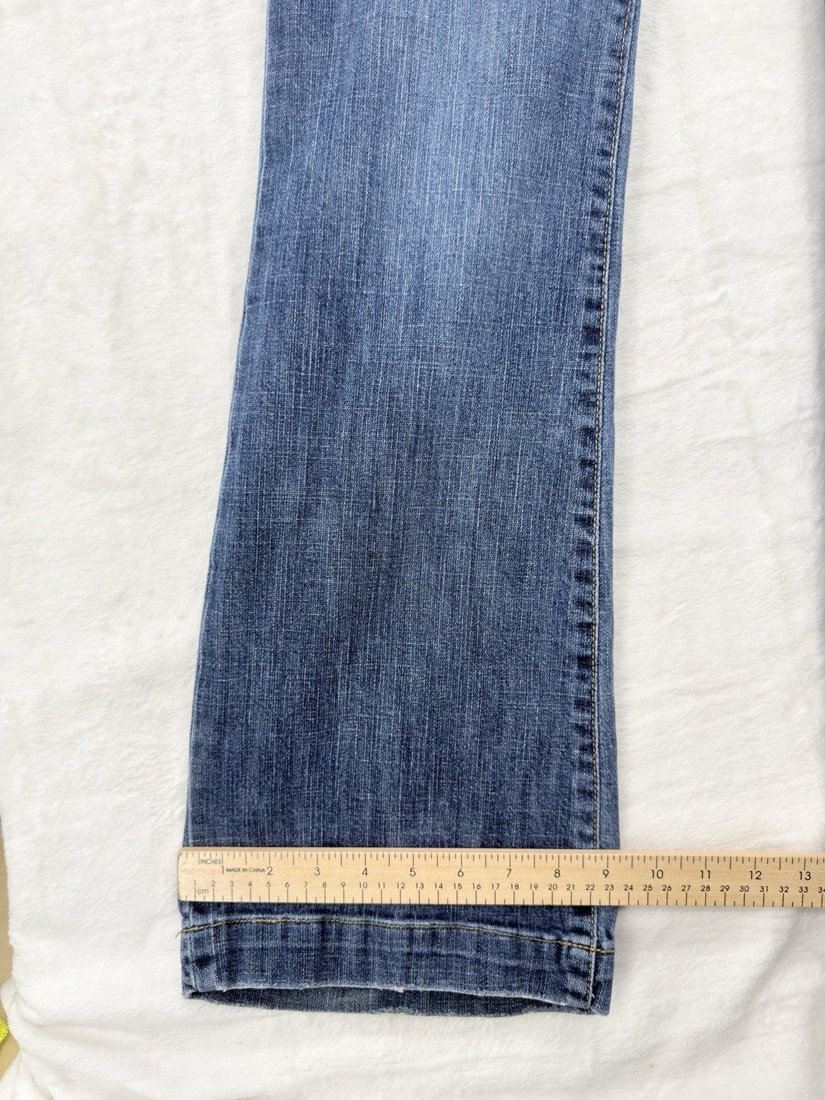 Vintage Gap Long And Lean Jeans 8 Womens Blue Bootcut Stretch