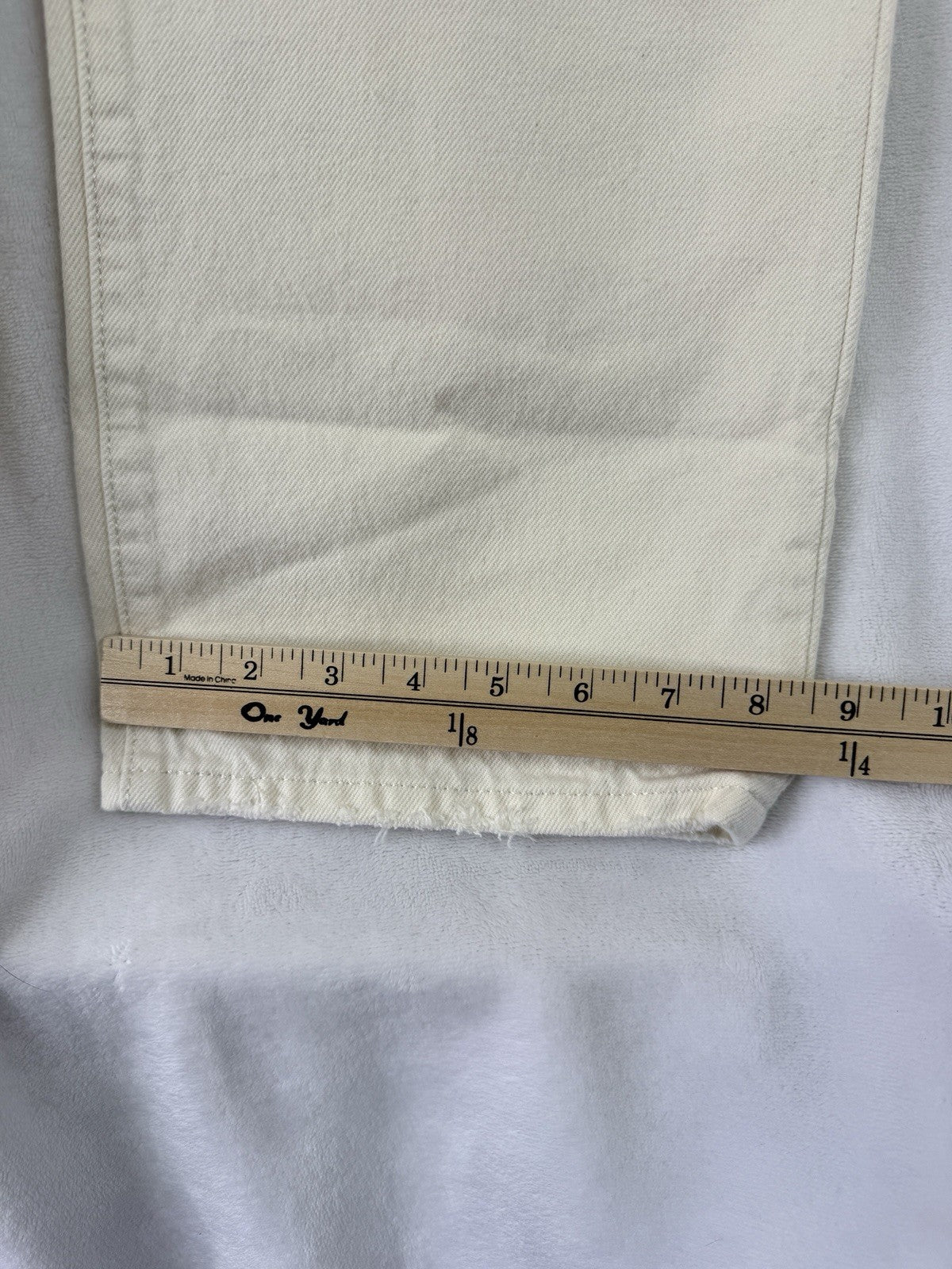 Levis 501 ‘90s Womens Jeans 30 30x32 White Ivory Button Fly Original New