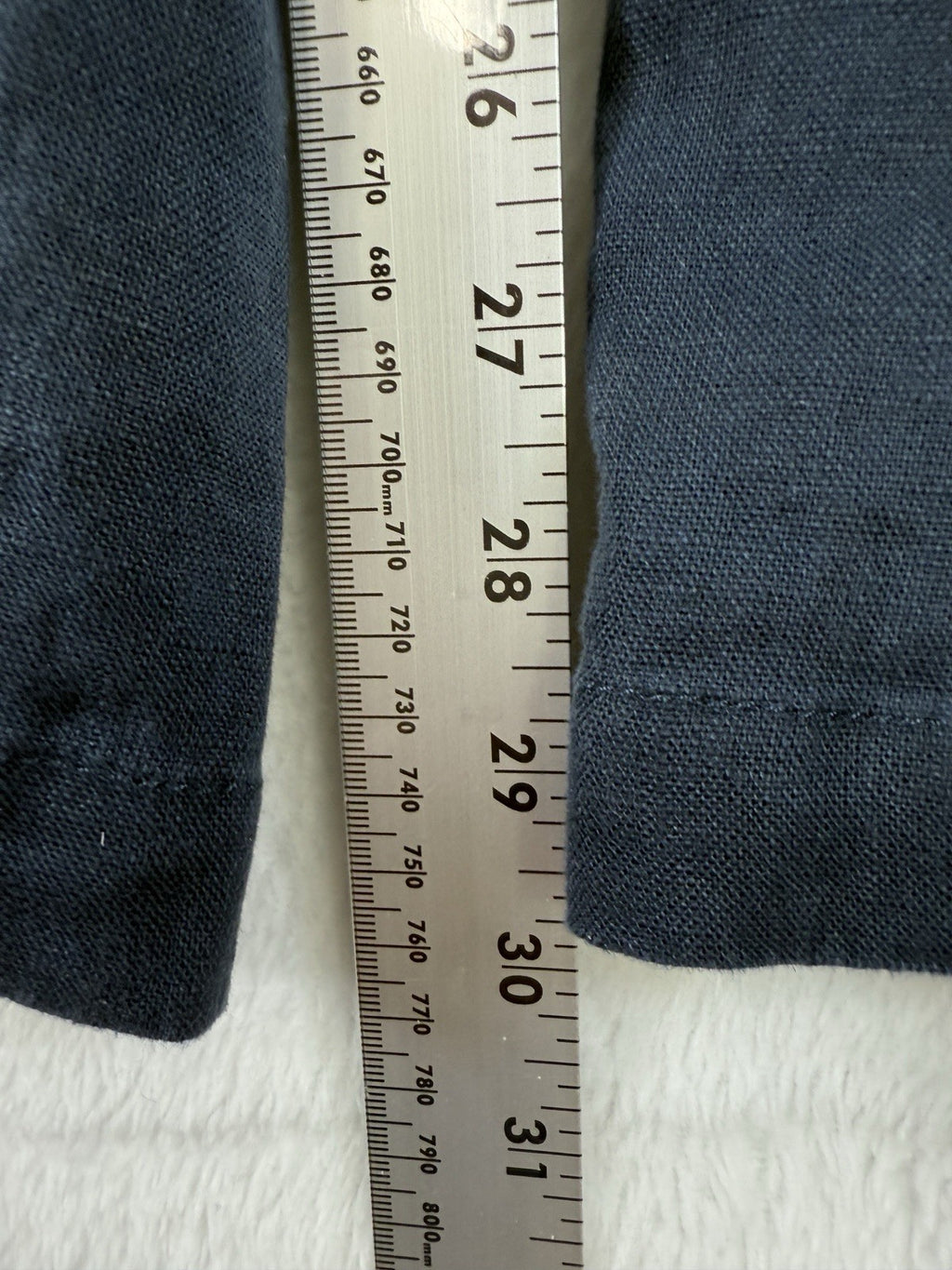 28 Palms Linen Pants XL 30 Womens Blue 100% Linen
