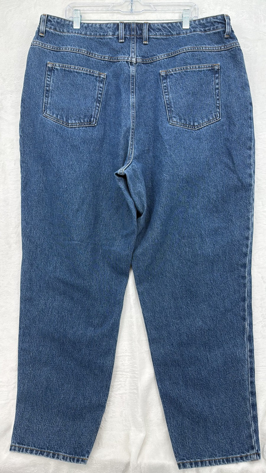 L.L.Bean Original Fit Relaxed Jeans 22W Regular Womens Blue relaxed fit 5-pocket