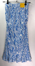 DVF for Target XS Women's Sea Twig Blue Knit Skirt Diane Von Furstenberg NEW