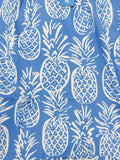 Blue Wave Swim Trunks XXL Mens Blue Pineapple Swimsuit Mesh Lined 6” New NWT