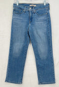 Levi's 311 Shaping Skinny Capri Jeans 27 Womens Light Blue Levis