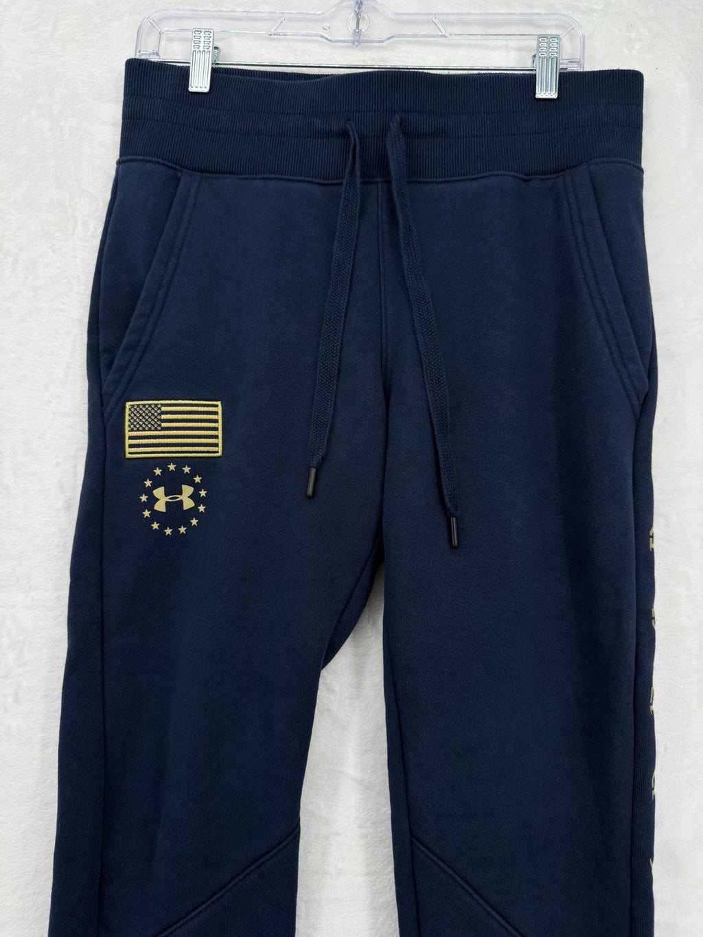 Under Armour Project Rock Freedom Fleece Joggers Medium Mens Loose Sweatpants