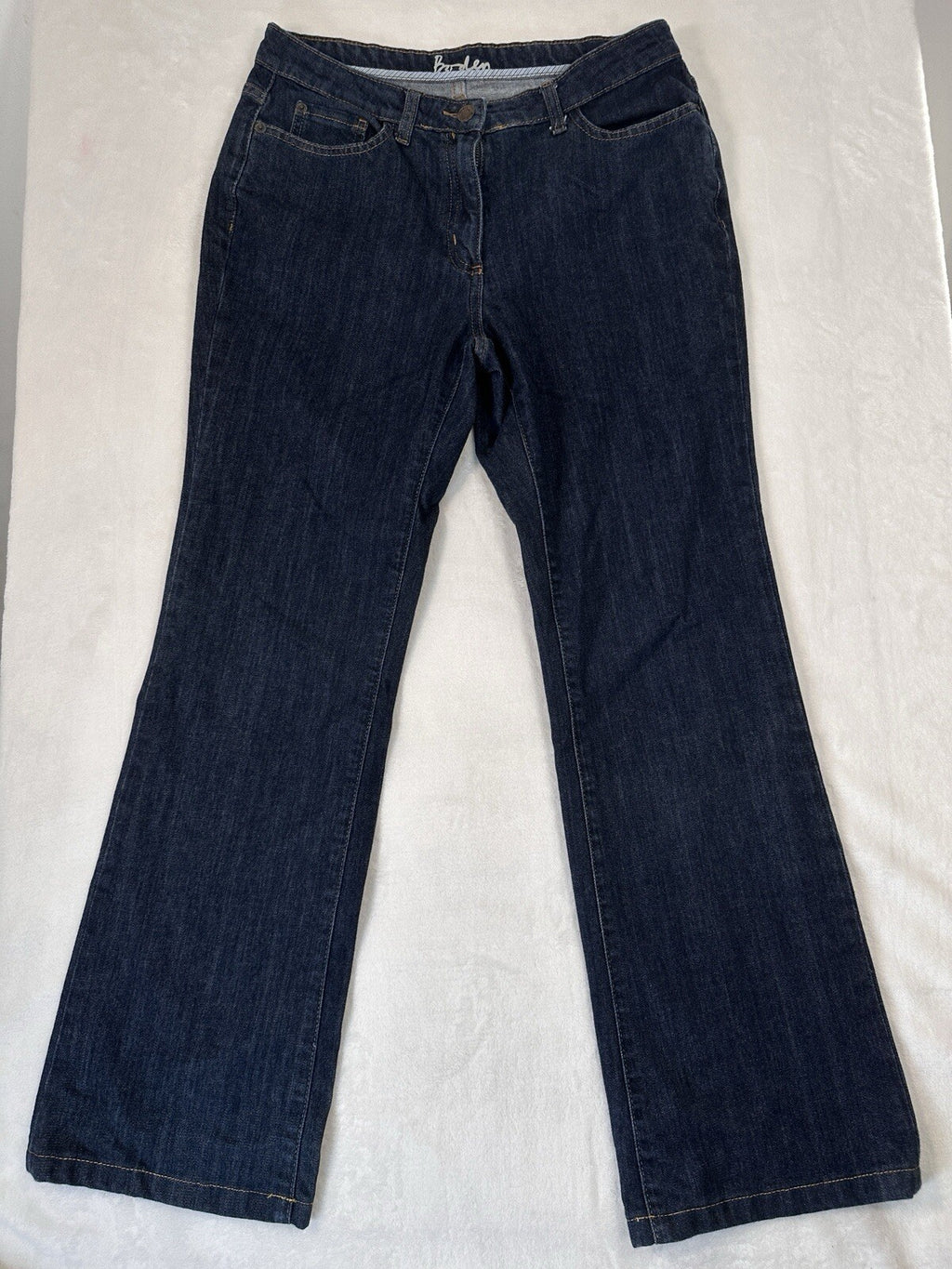 Boden Jeans 6L 6 Long Tall Womens Straight Leg Dark Denim