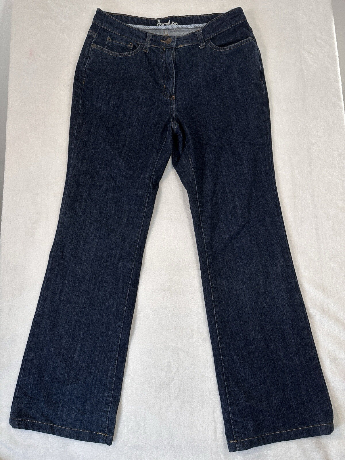 Boden Jeans 6L 6 Long Tall Womens Straight Leg Dark Denim