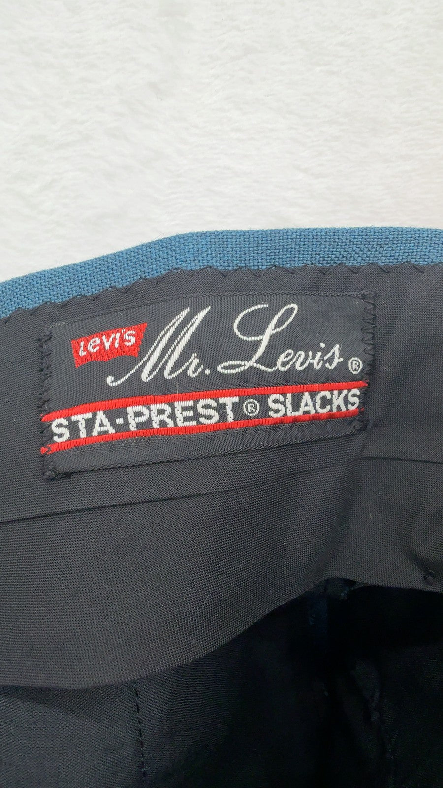 Vintage Levis Action Slacks Sta-Prest 35x30 Mens Gray Pants 70s 80s Mr Levi’s