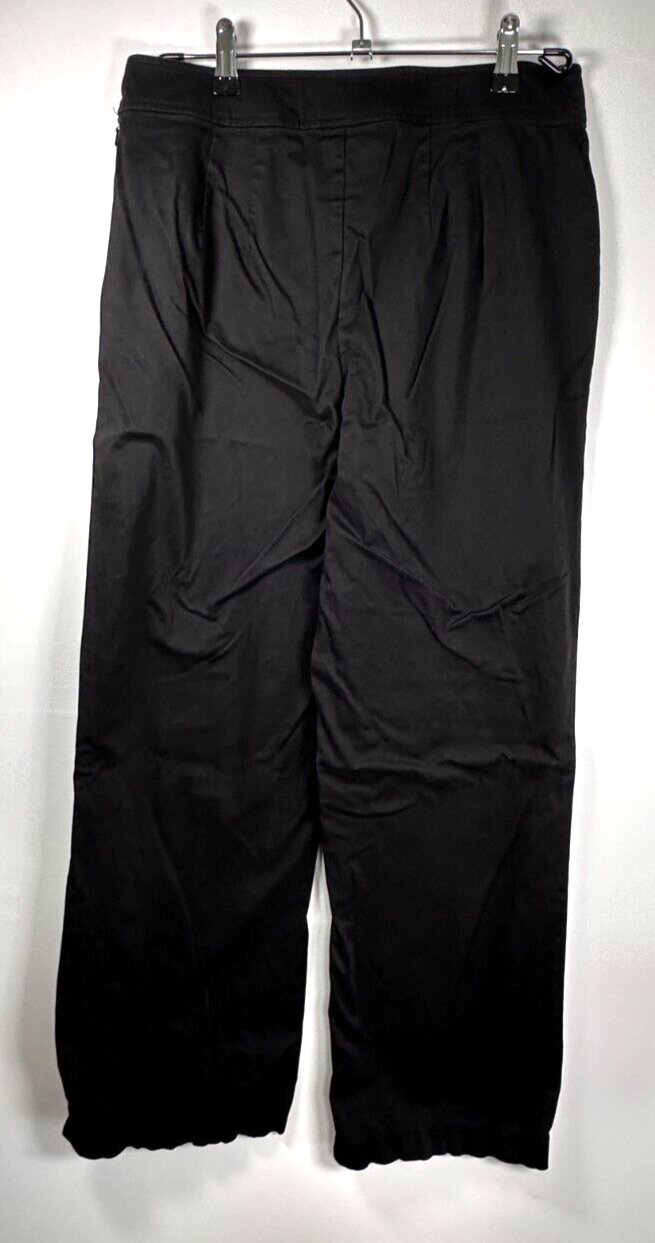 Coldwater Creek 8 Pants Black Cotton Spandex Blend Womens Work Dress