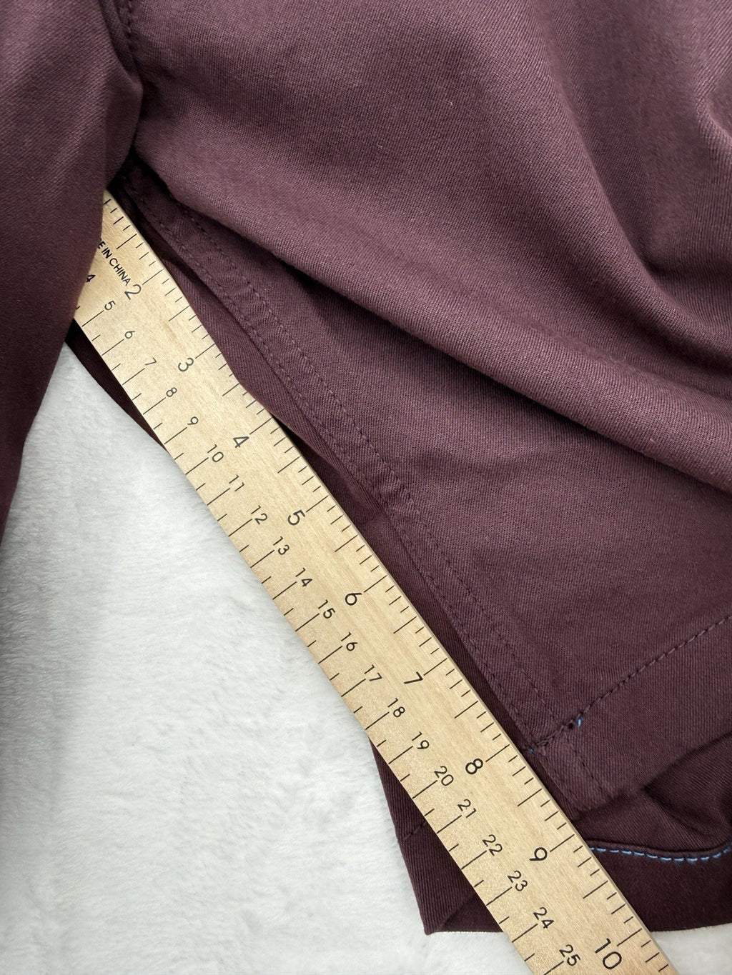 Mugsy Shorts 30 Ports 9” Maroon Chino Mens