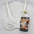 Bali Bra 36C Smooth Compliments Underwire Womens White Full Support 3100 New NWT