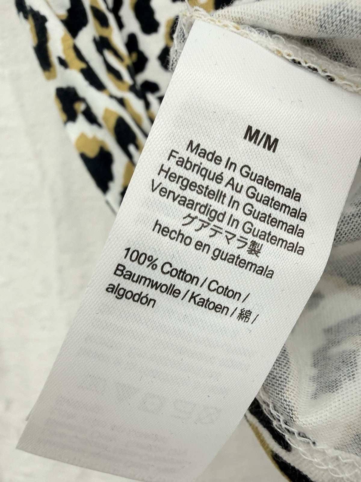 J Crew Top Women Medium Collector Tee Lot Cheetah Leopard Print Short Sleeve New