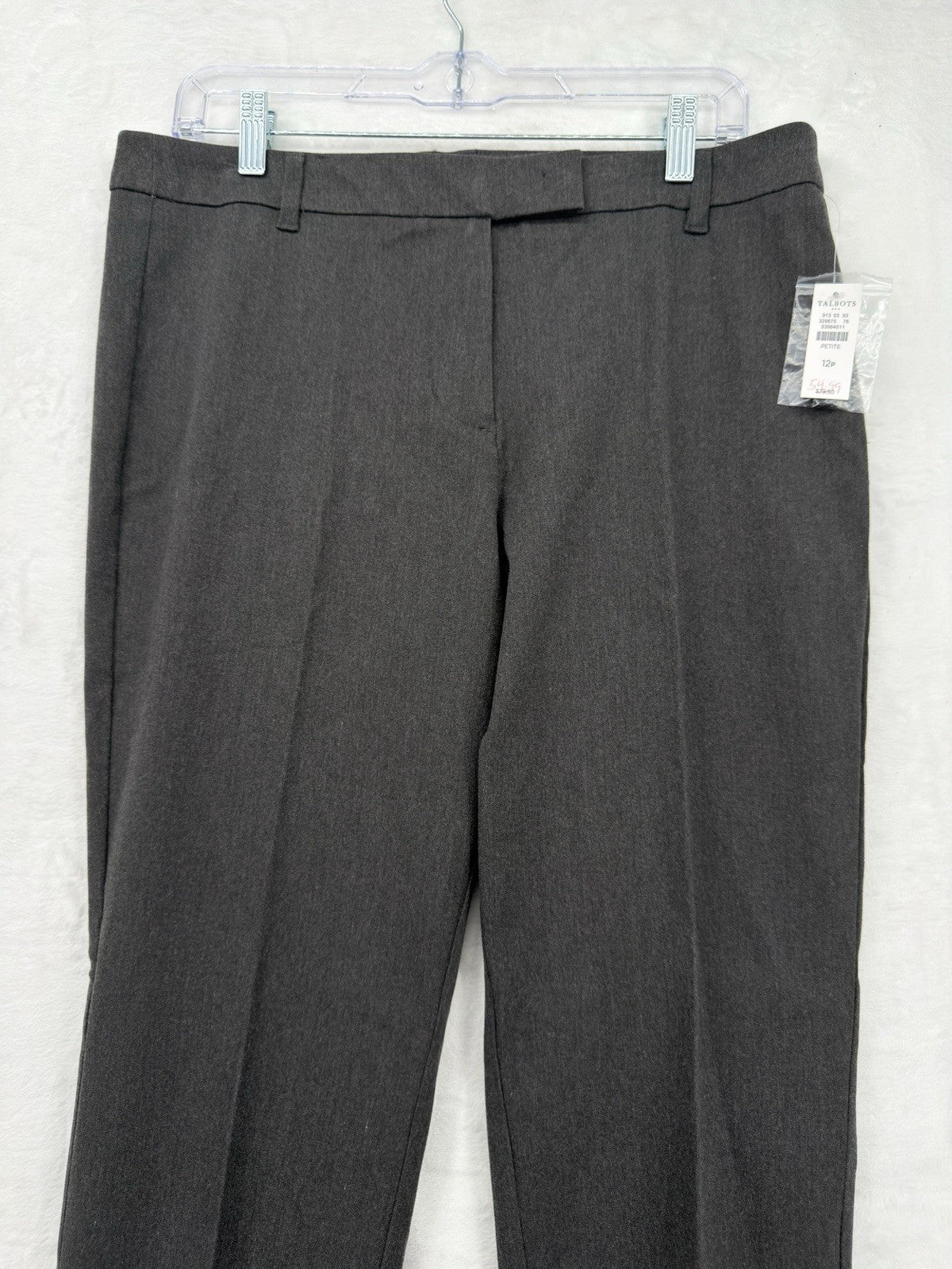 Talbots Dress Pants 12P 12 Petite Gray Womens New NWT