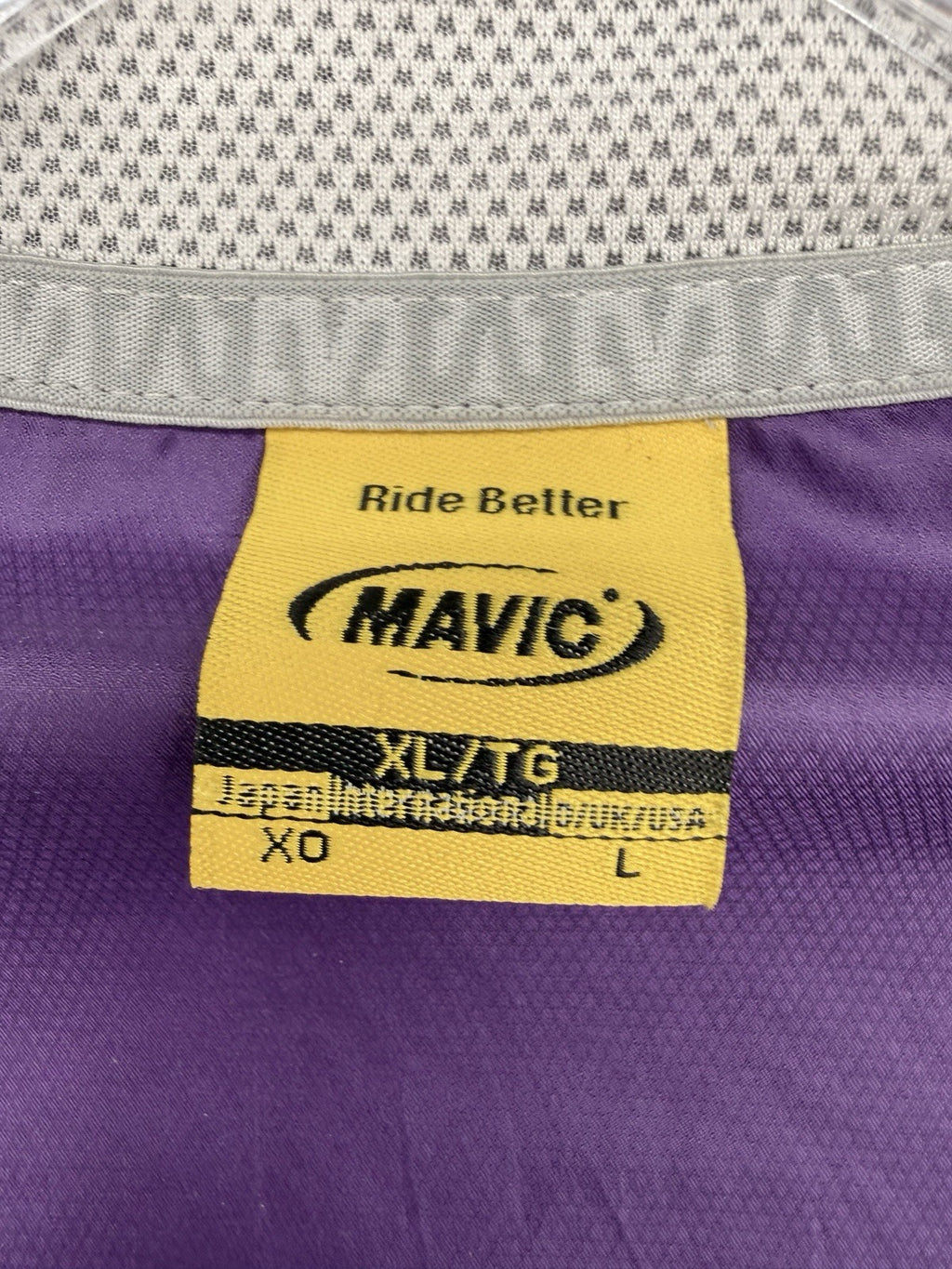 Mavic Jacket XL Womens Cloud Wind SL Shell Cycling Purple Lightweight