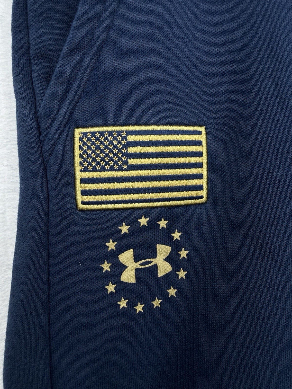 Under Armour Project Rock Freedom Fleece Joggers Medium Mens Loose Sweatpants