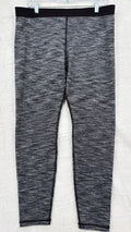 Duluth Trading Co. Base Layer Leggings Large Womens Gray Black Space Dye