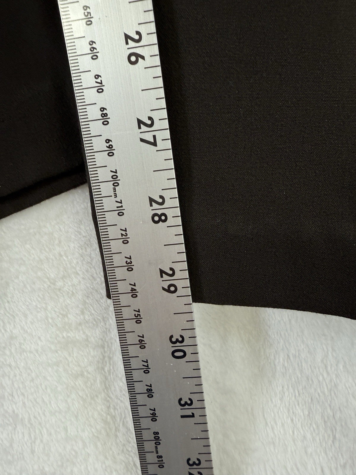 Briggs Pants 16S 16 Short Brown Flat Front Back Elastic Womens 16 Straight Leg