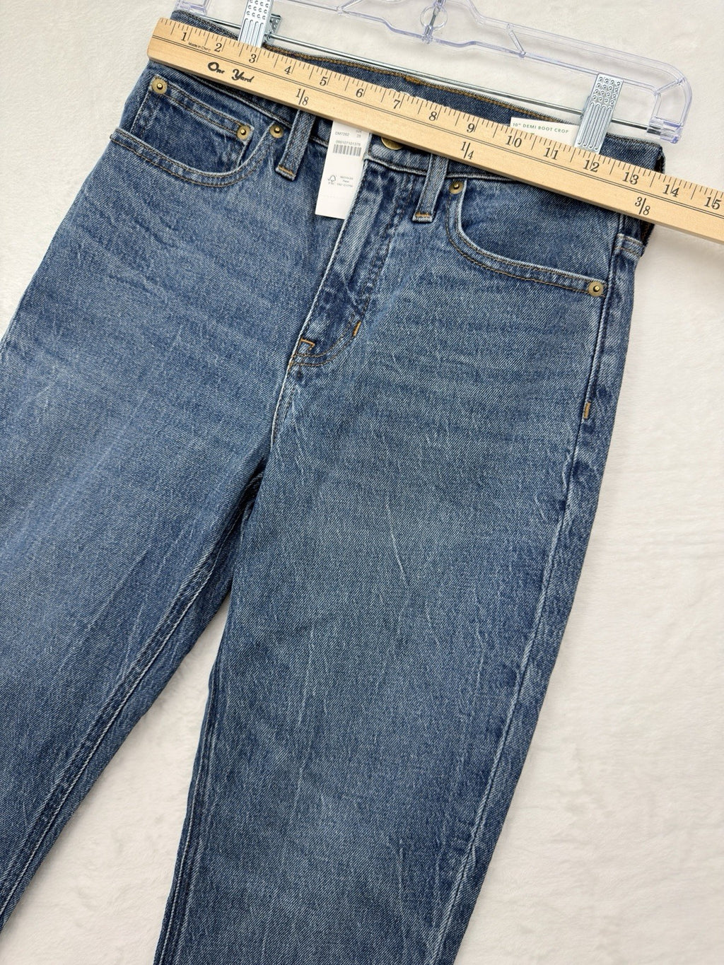 J Crew 10” Demi Boot Crop Jeans 25 Womens Blue Denim New NWT