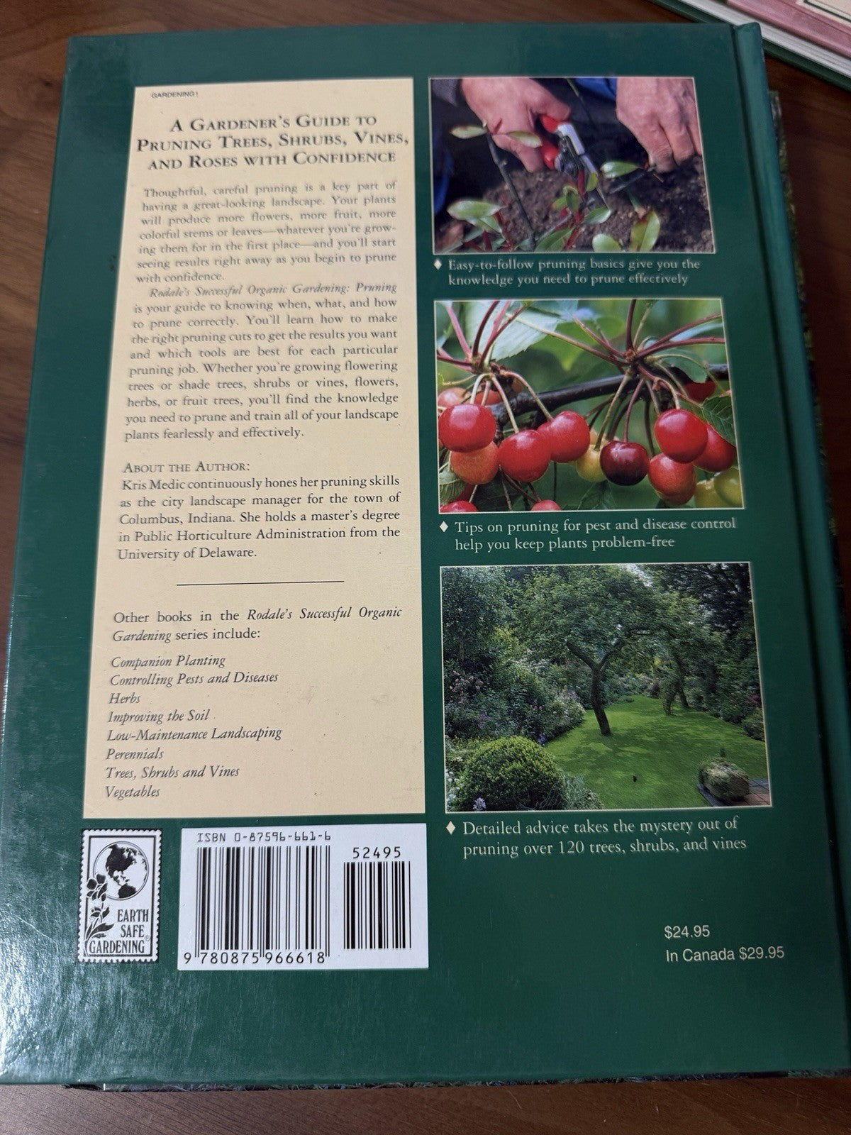 4 Rodale’s Successful Organic Gardening Books Landscaping Trees Pruning Lot