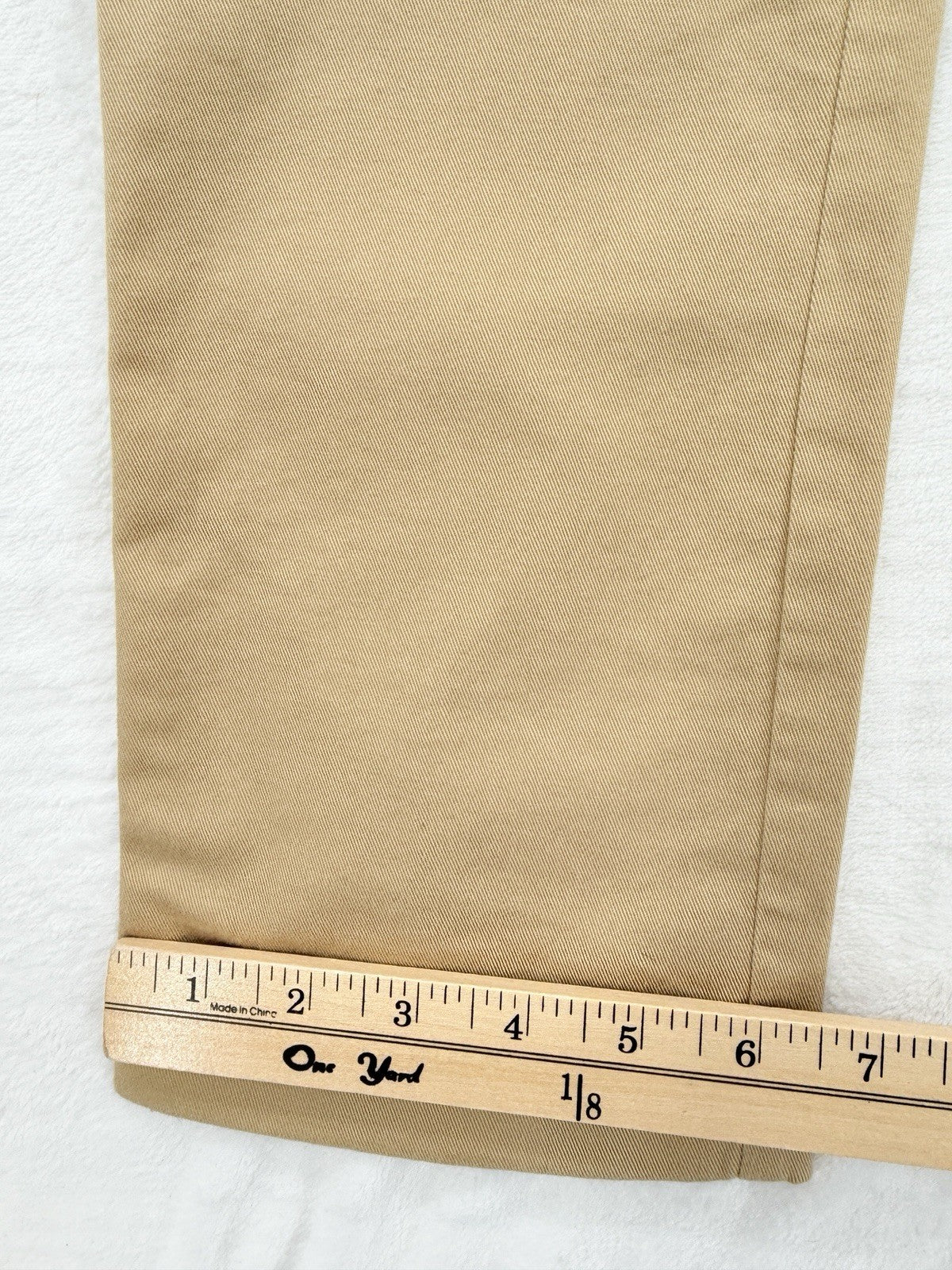 J Crew Flex Slim Chino Pants 29x32 Tan Beige Mens Cotton Stretch