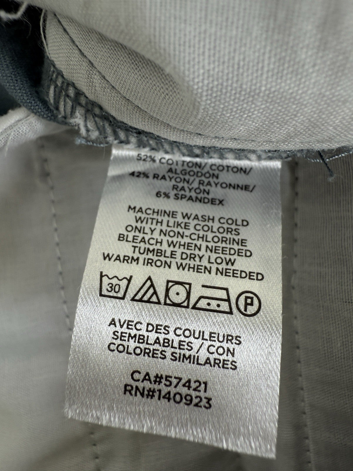 Ann Taylor LOFT Wide Leg Crop Pants 6 Womens Blue High Rise