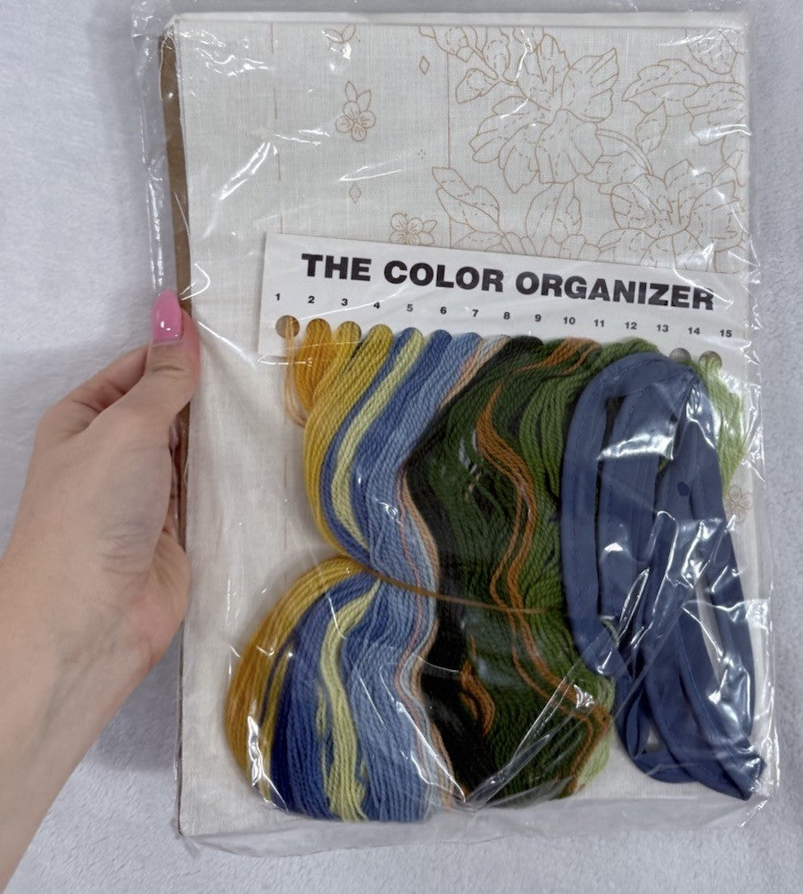 New Needle Treasures Cross Stitch Kit Petunia Pillow Stitchers Floral Needlework