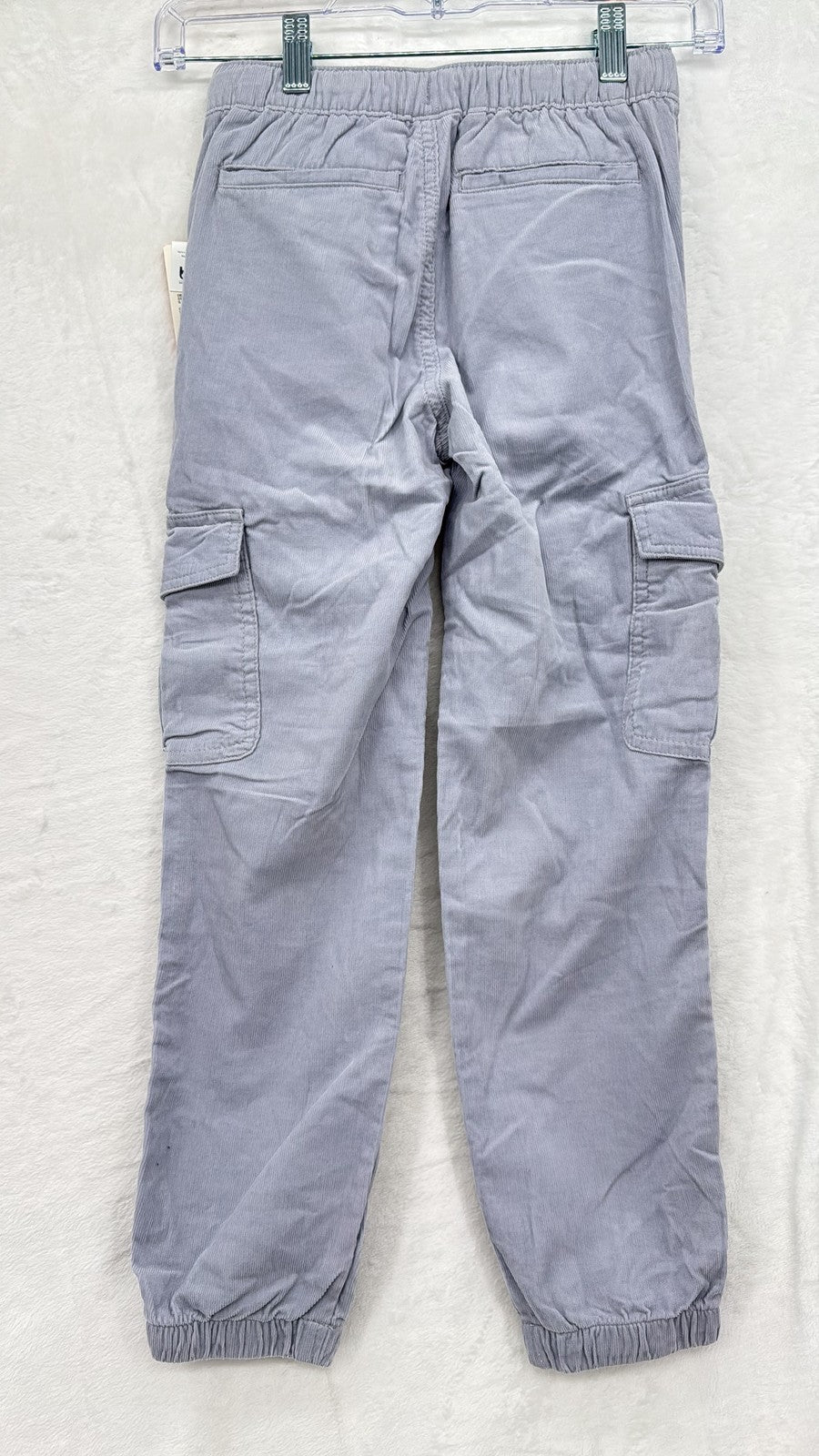 Gymboree Boys 8 Corduroy Reindeer Shirt Gray Cargo Jogger Pants Christmas New