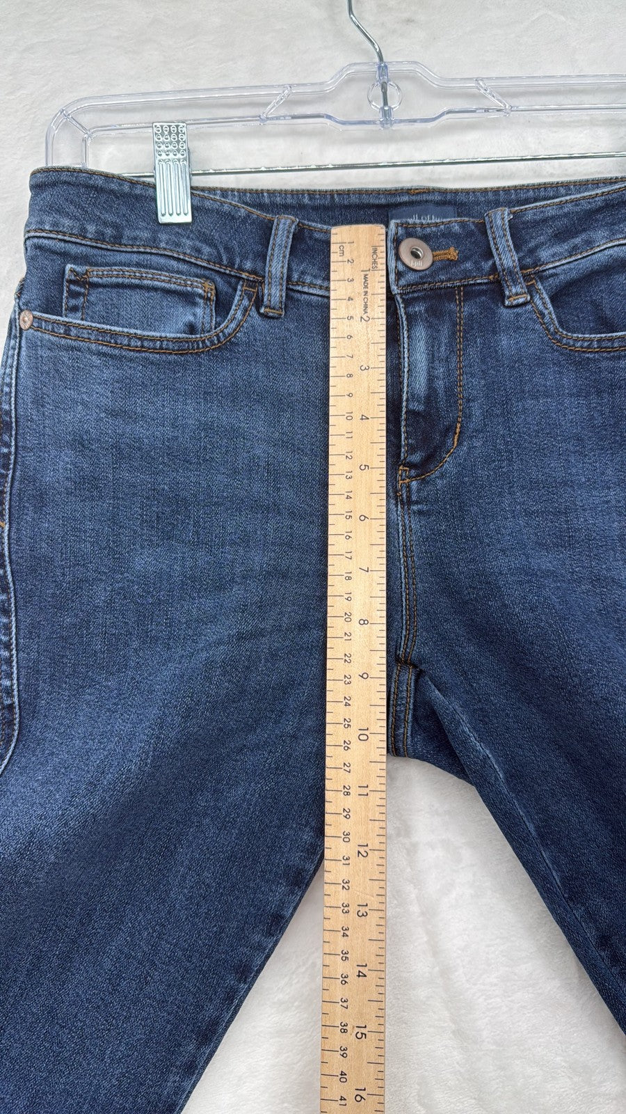 J.Jill Modern Slim Boot Cut Jeans 4P Womens Blue 4 Petite Denim Mid Rise