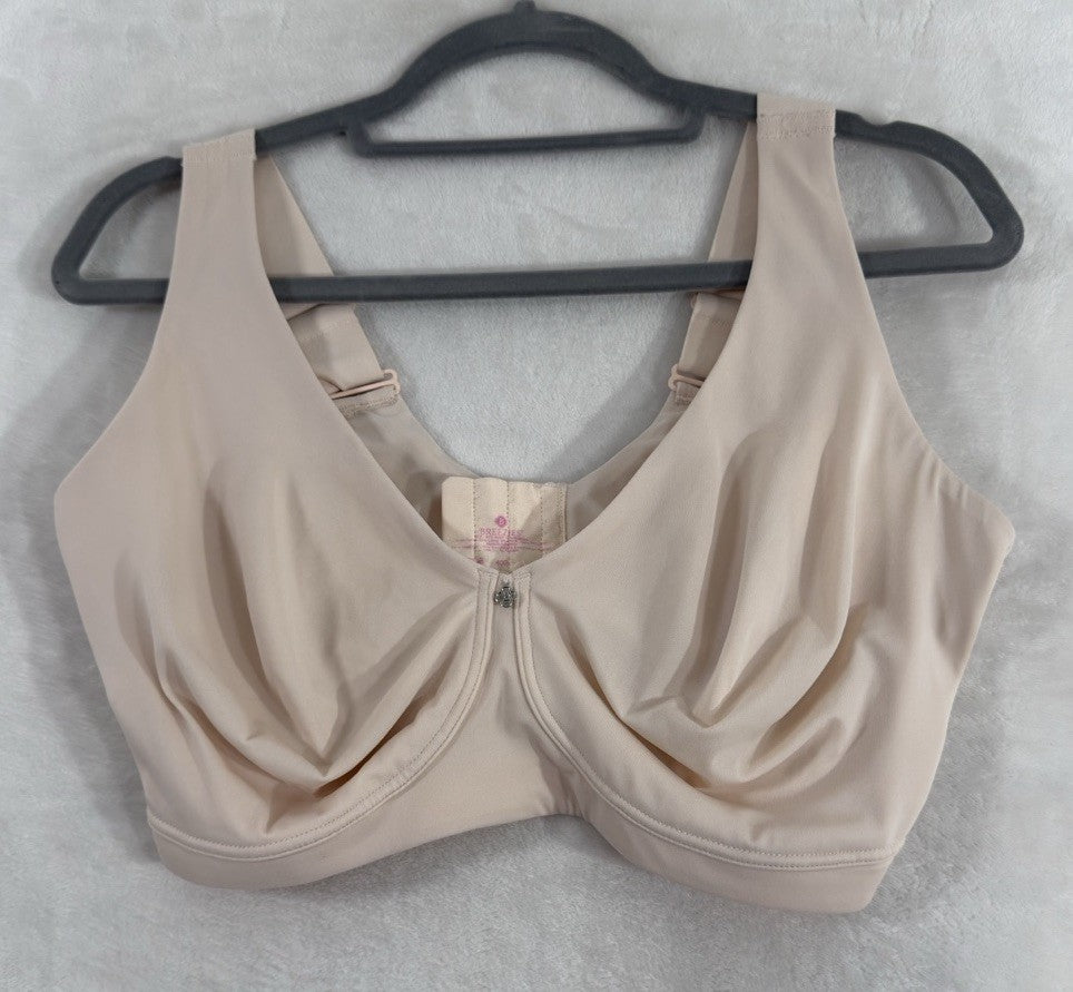 Breezies Bra 40G Comfort Breeze Seamless Underwire Pink A390385 Womens