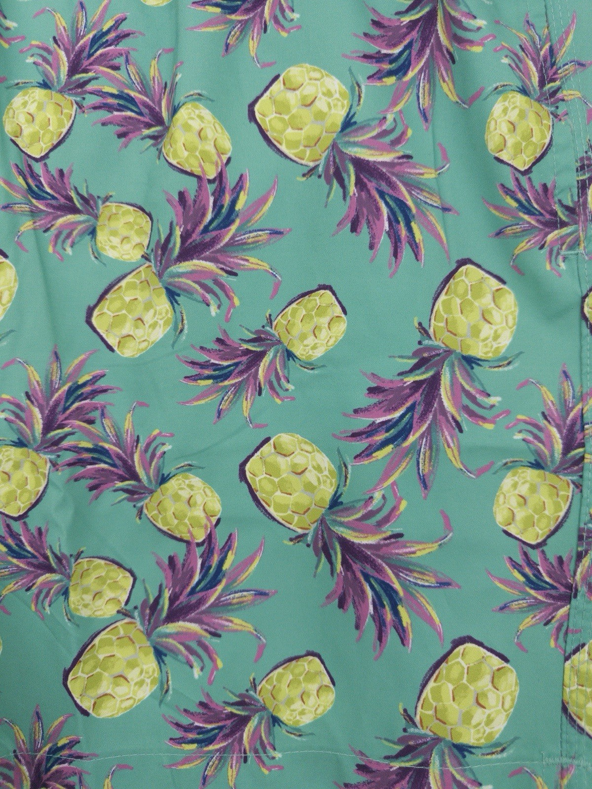 Blue Wave Swim Trunks XXL Mens Pineapples Swimsuit Mesh Lined 6.5” New NWT
