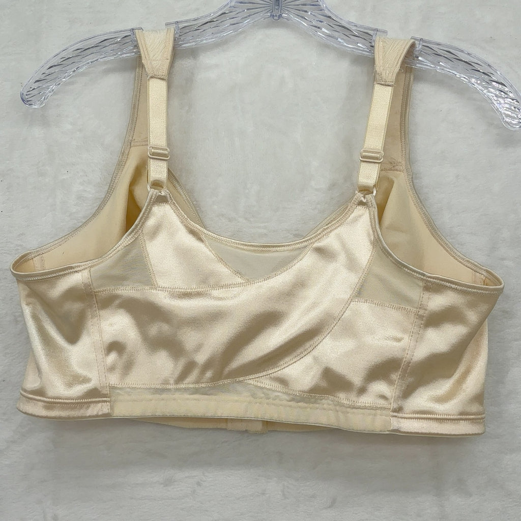 Playtex 18 Hour Bra 40D Posture Boost Front Closure Wireless Womens Cream
