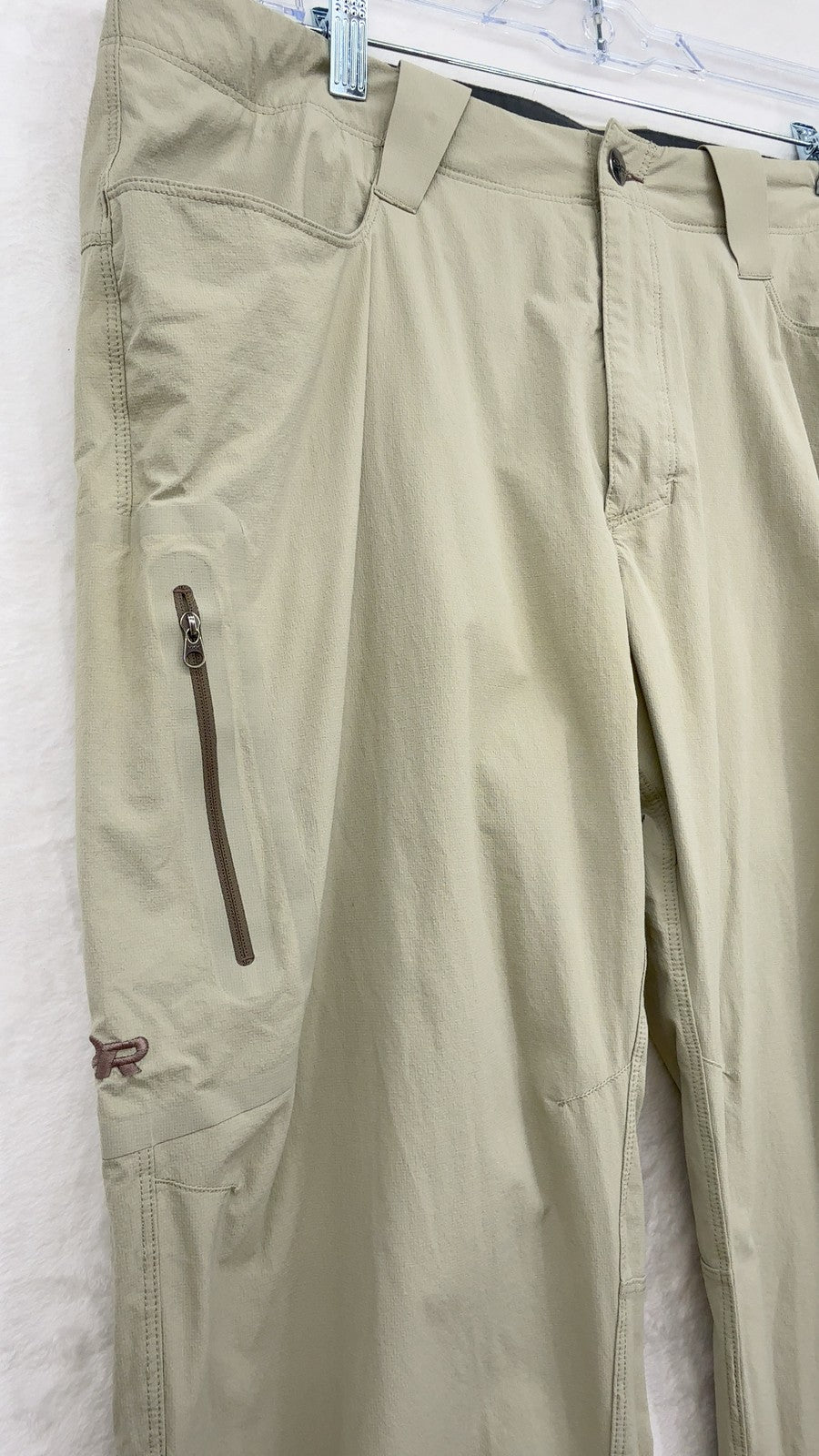 Outdoor Research Ferrosi Pants 36x31 Mens Khaki Nylon Stretch Hiking Gorpcore