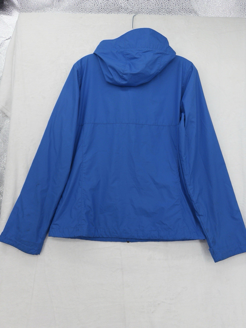 Columbia Jacket Women Medium Blue Windbreaker Hooded Full Zip Lightweight