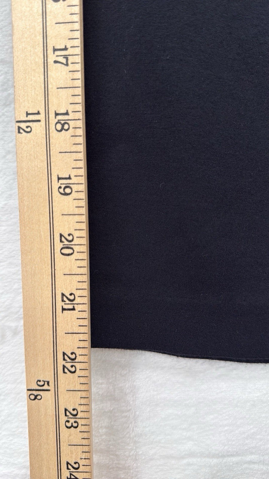 J Jill Ponte Full Leg Crop Pants Small Petite Black Knit Pull On Womens