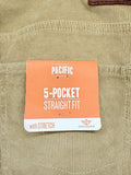 Dockers Pacific Collection Corduroy Pants 36x32 Straight Leg Fit Mens Beige New