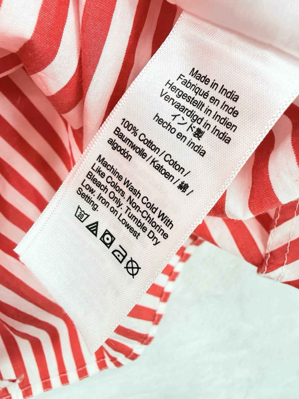 J Crew Womens Button Up Shirt 2 Red Striped Classic Fit Cotton Long Sleeve New