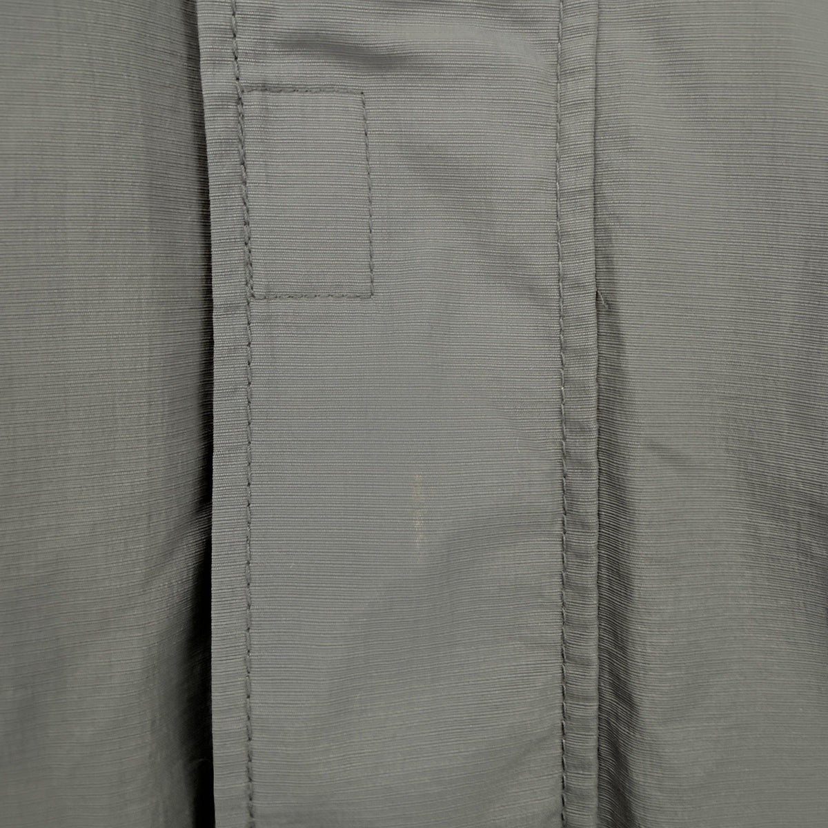 Lands End Jacket Large Mens Gray Lightweight Mesh Lined Full Zip Nylon Hooded
