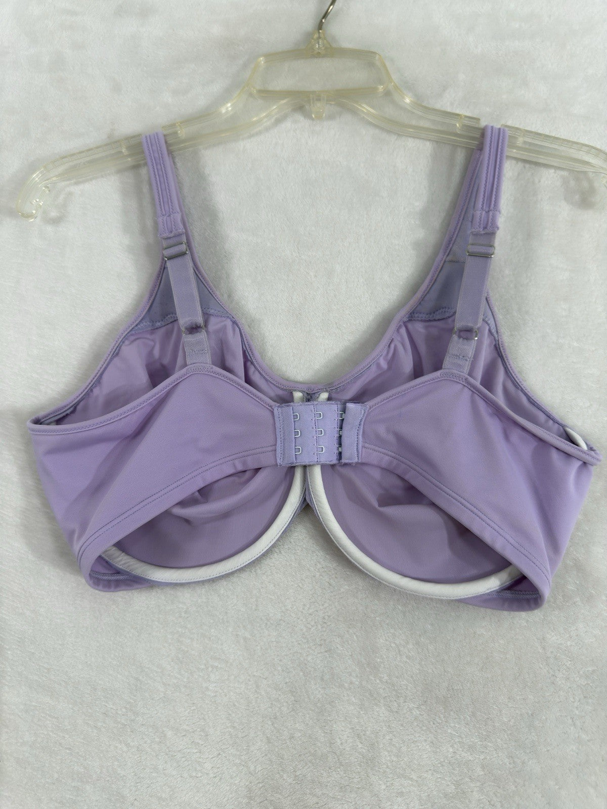 Bali Bra 36DD 3385 Purple Passion For Comfort Seamless Underwire Womens