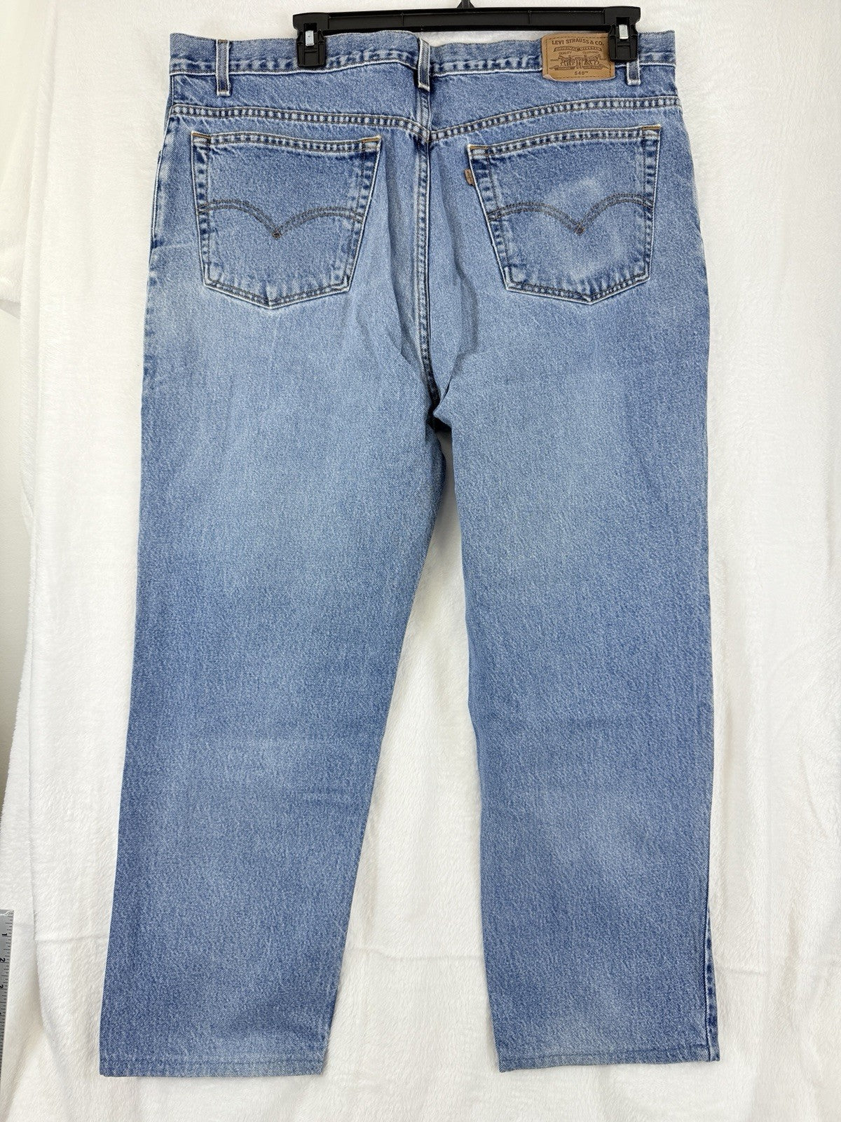 Levis 540 Jeans 42x30 Mens Relaxed Fit Vintage 90s Light Blue Levi’s