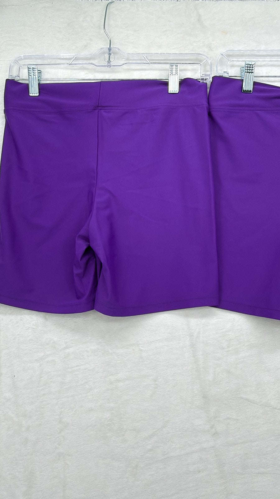 Theatricals Dance Shorts XL Womens Purple Lot 2 Dancewear Mid Rise 6” New NWT