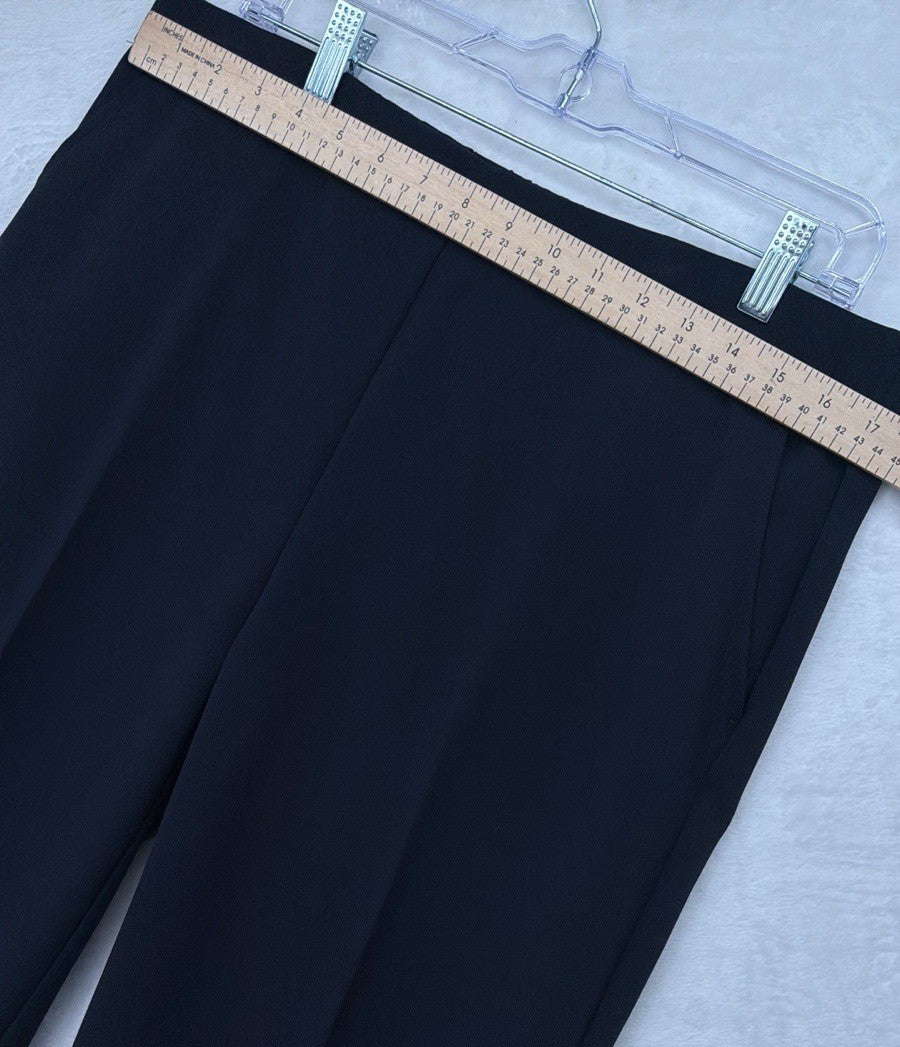 Briggs New York Pants 12 Short Navy Blue Pull On Straight Leg Womens 12S