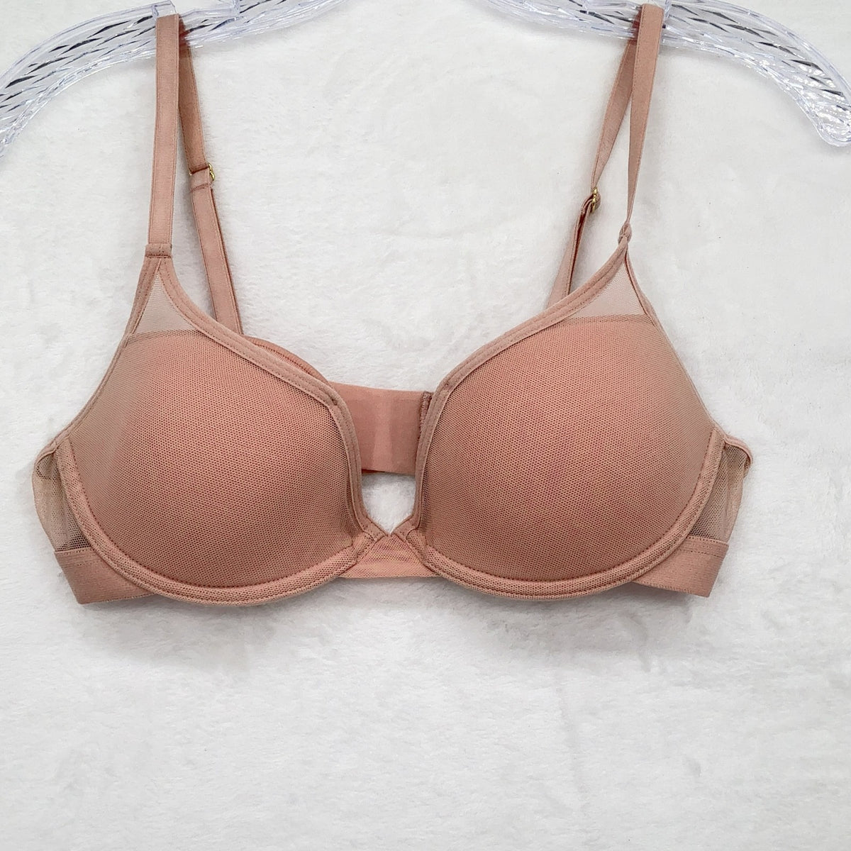 Pepper All You Bra 34B Womens Pink Beige