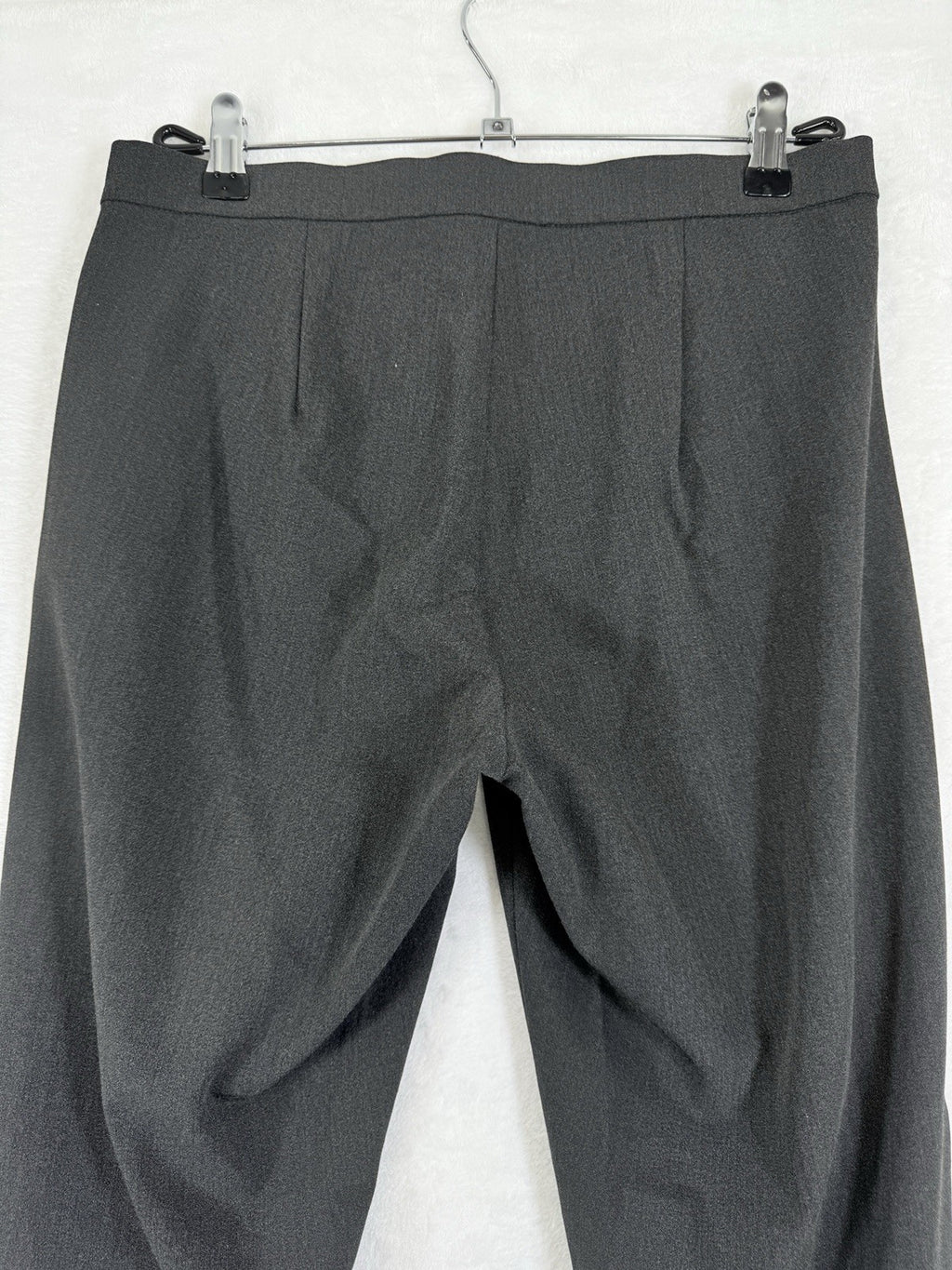 Banana Republic Devon Pants 6 Long Charcoal Gray Women 6L Side Zip
