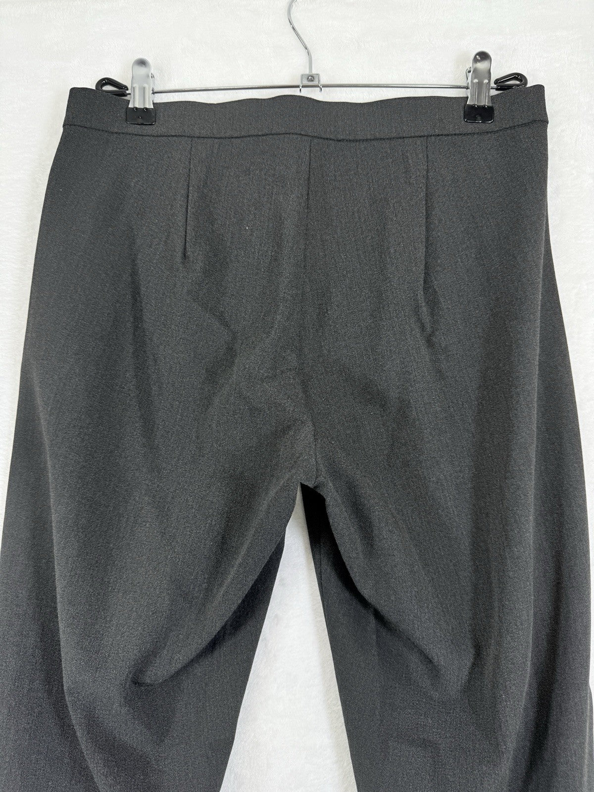 Banana Republic Devon Pants 6 Long Charcoal Gray Women 6L Side Zip